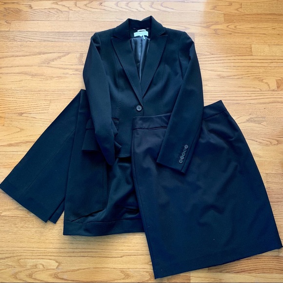 Calvin Klein Jackets & Blazers - Calvin Klein Black Suit Set - Jacket, Pants, Skirt